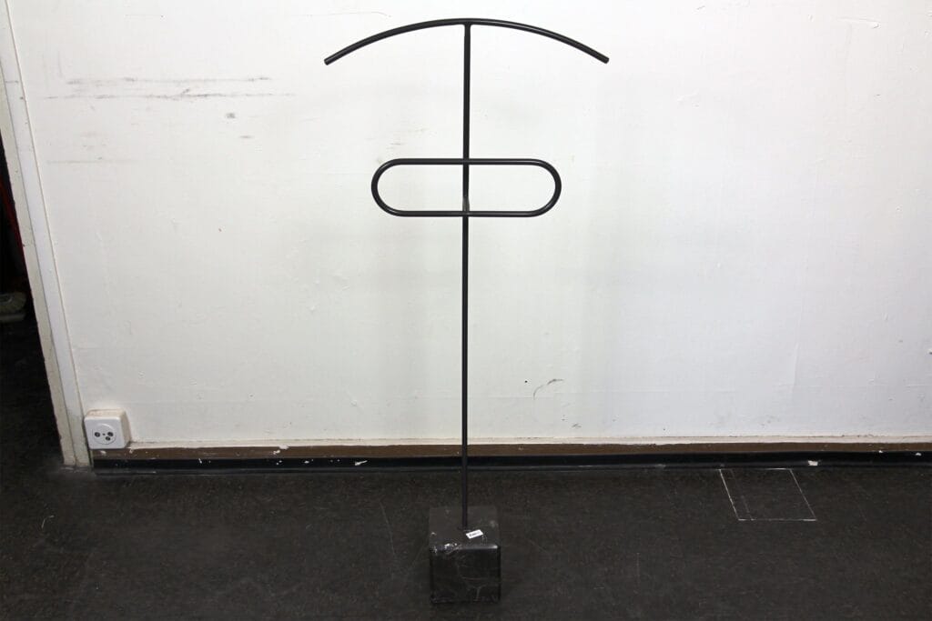 Silent servant with marble plinth