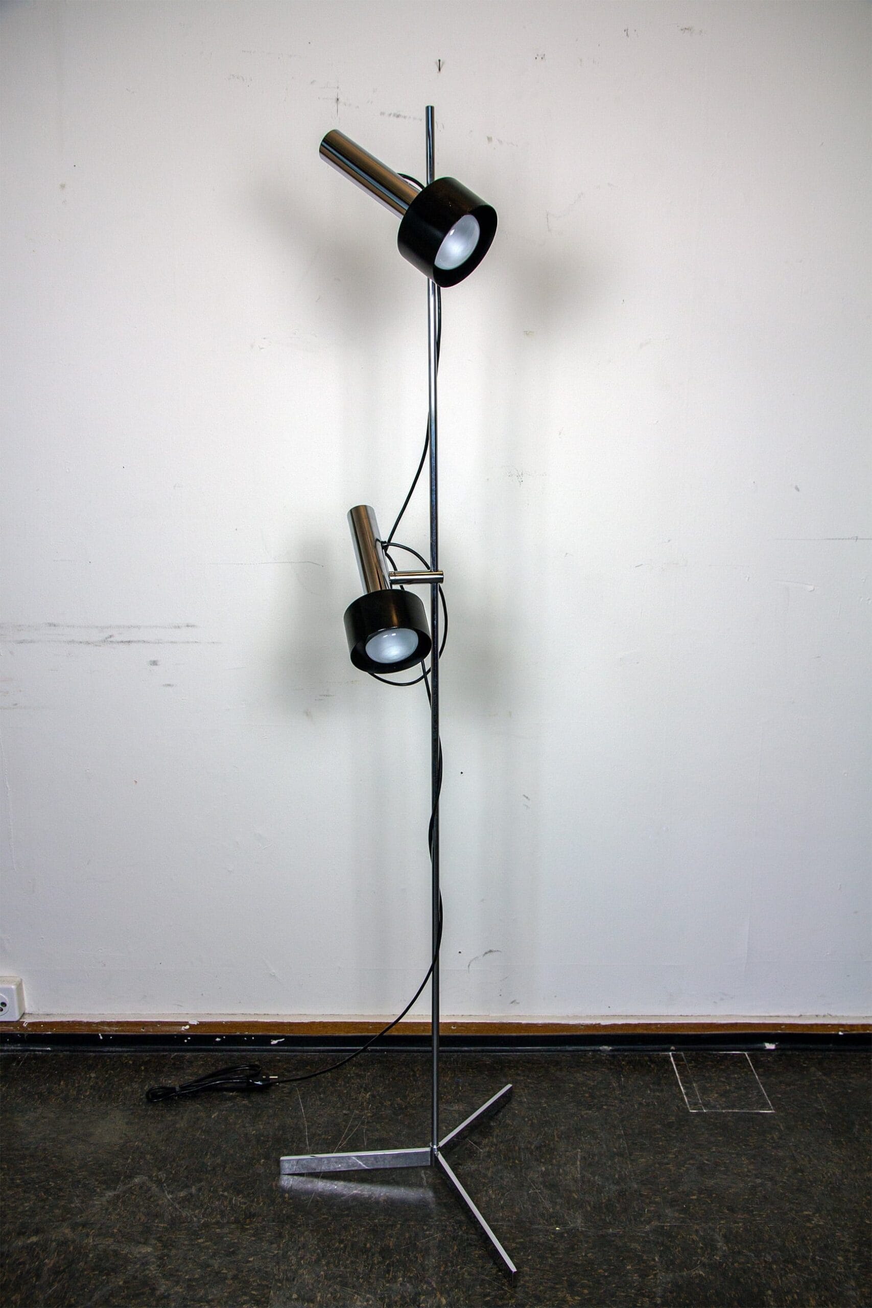 Lampadaire avec deux spots - Edi Franz