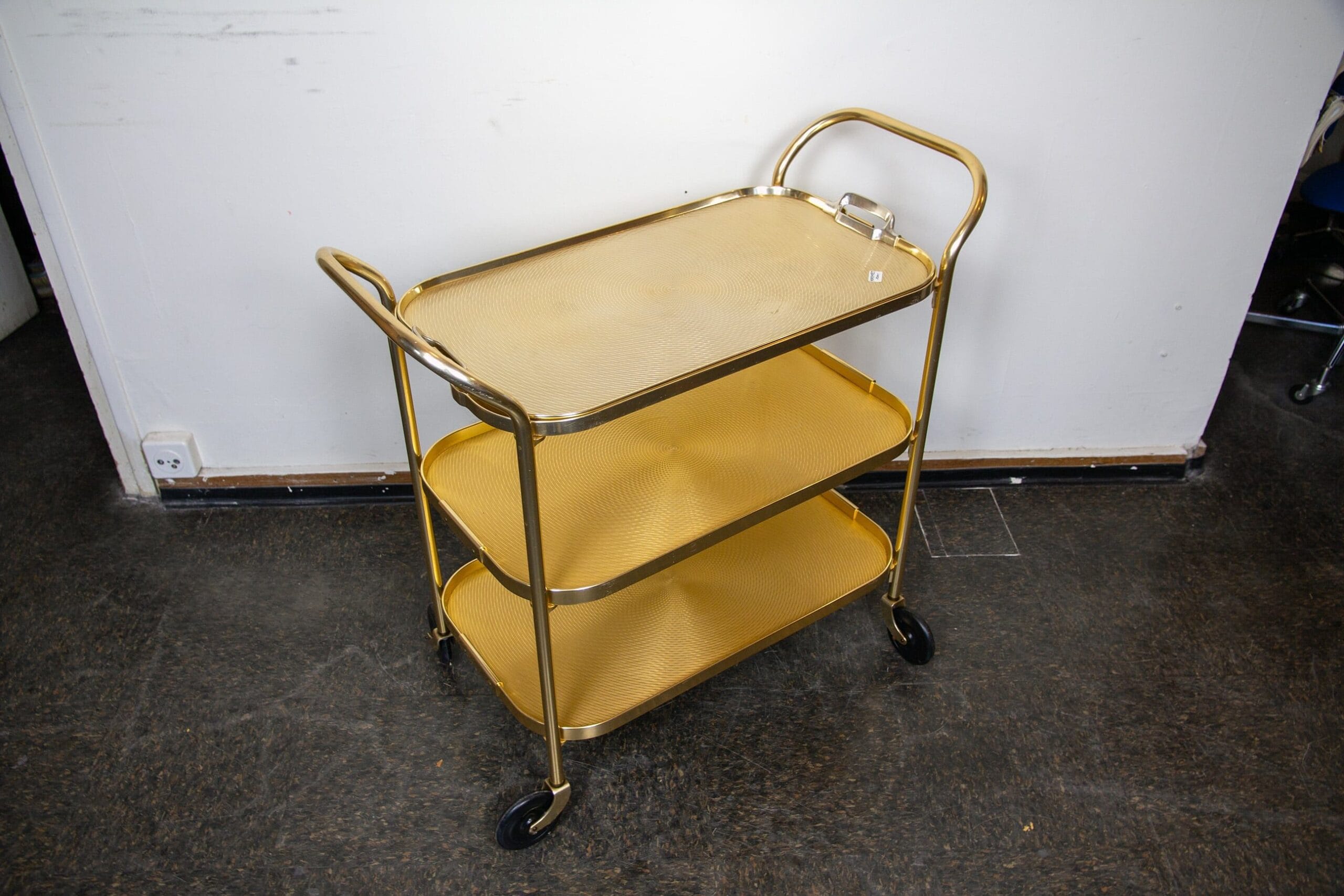 Kaymet Gold Servierwagen