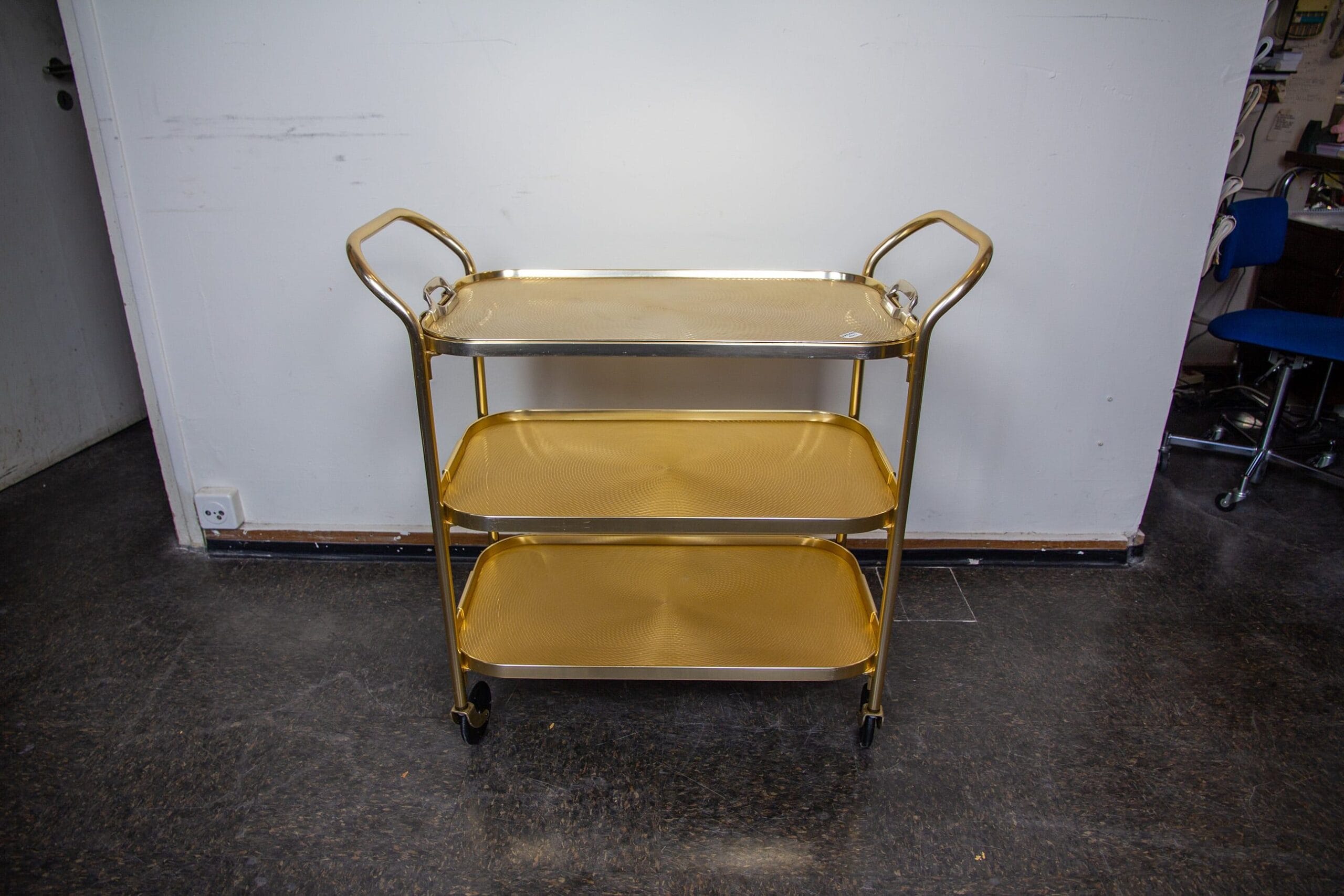 Kaymet Gold Servierwagen