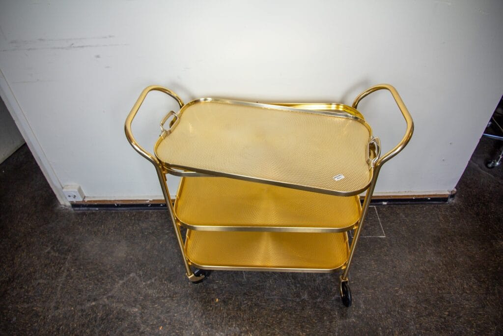 Kaymet Gold Servierwagen