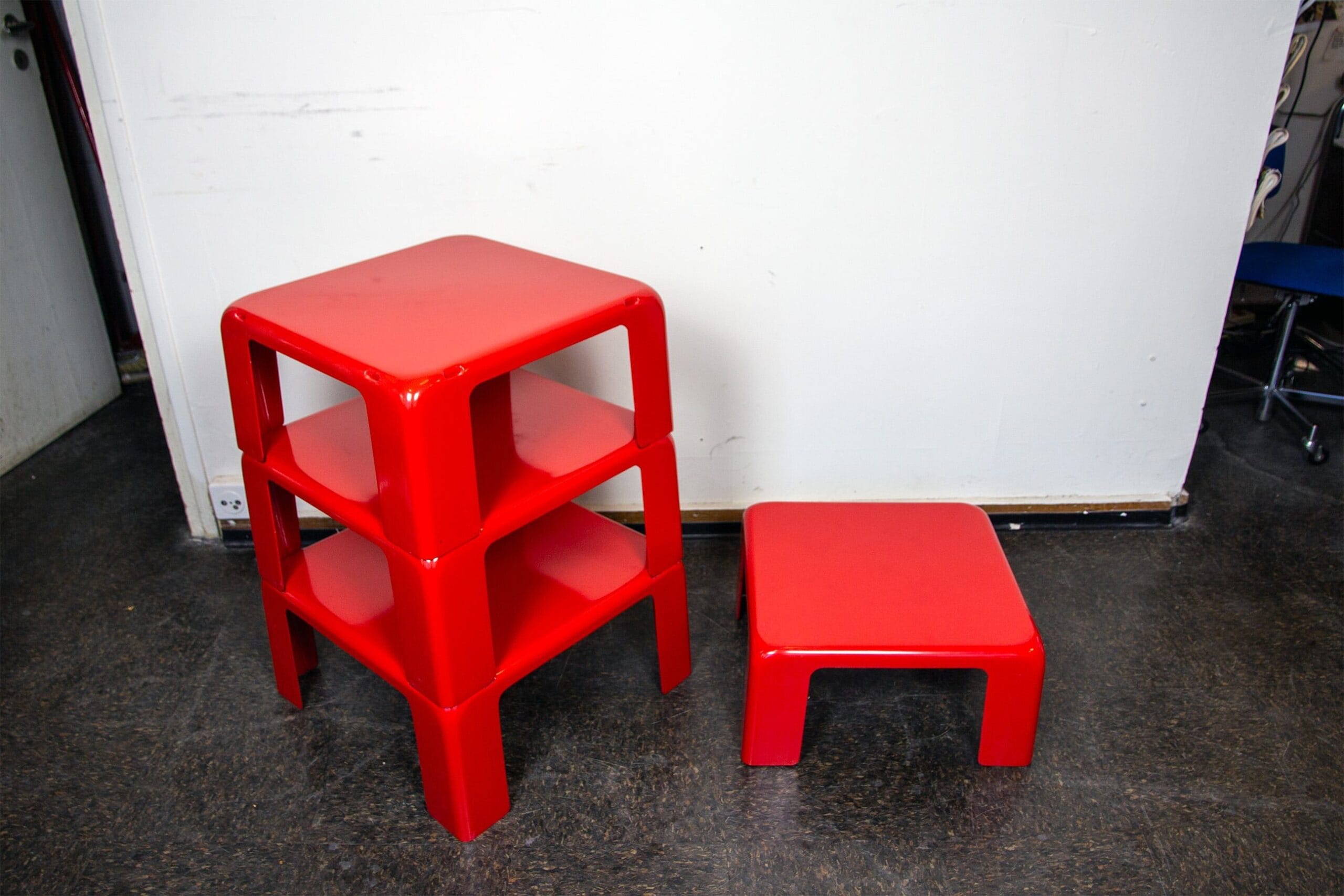 Quattro Gatti side tables - Mario Bellini