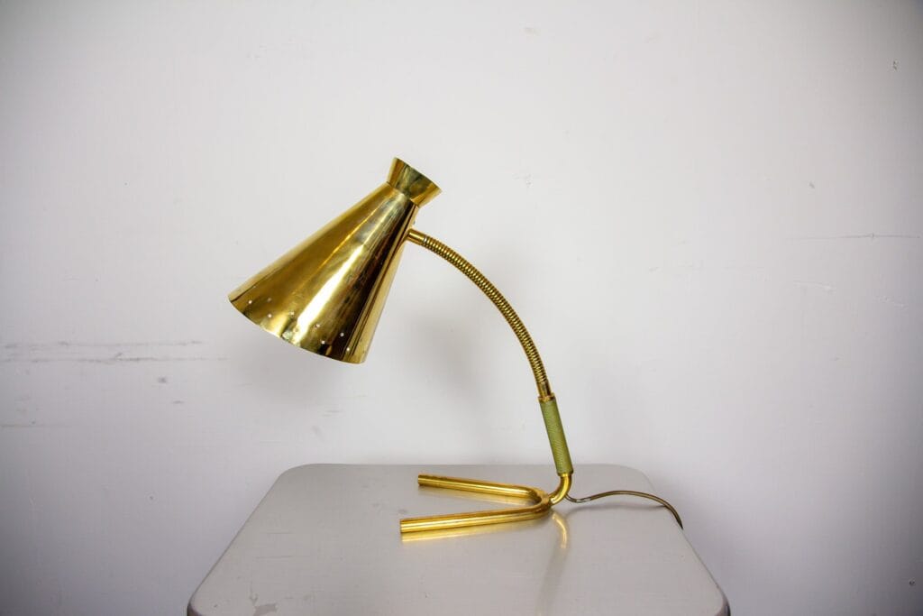 Schreibtischlampe Messing