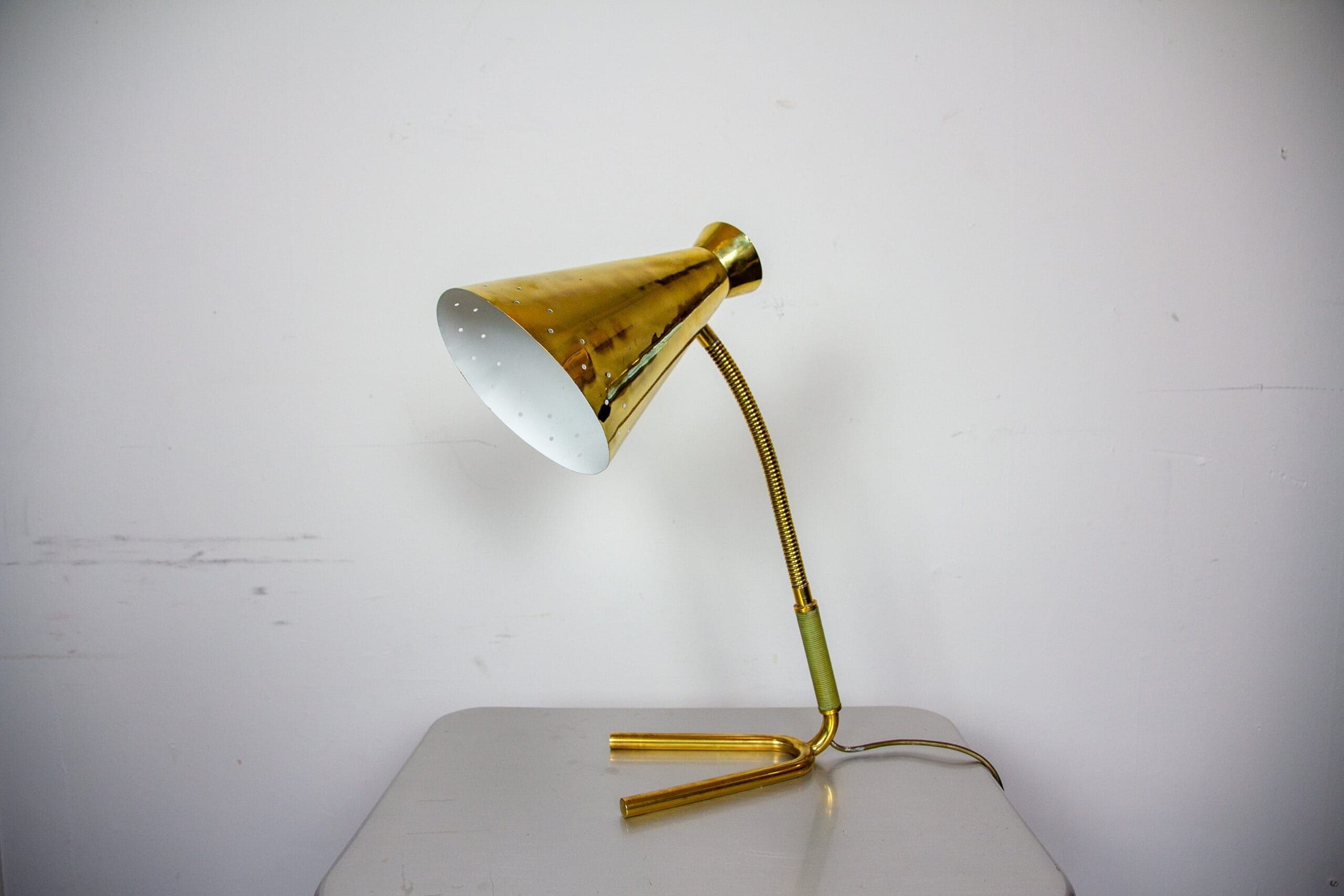 Schreibtischlampe Messing