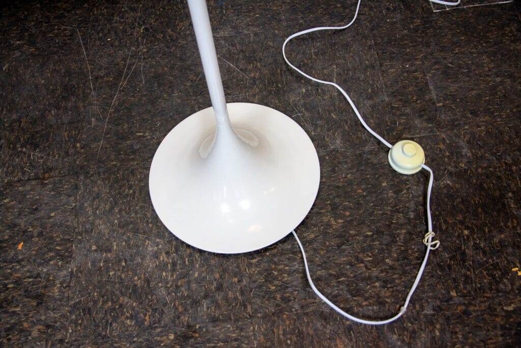 Stehlampe Weiss