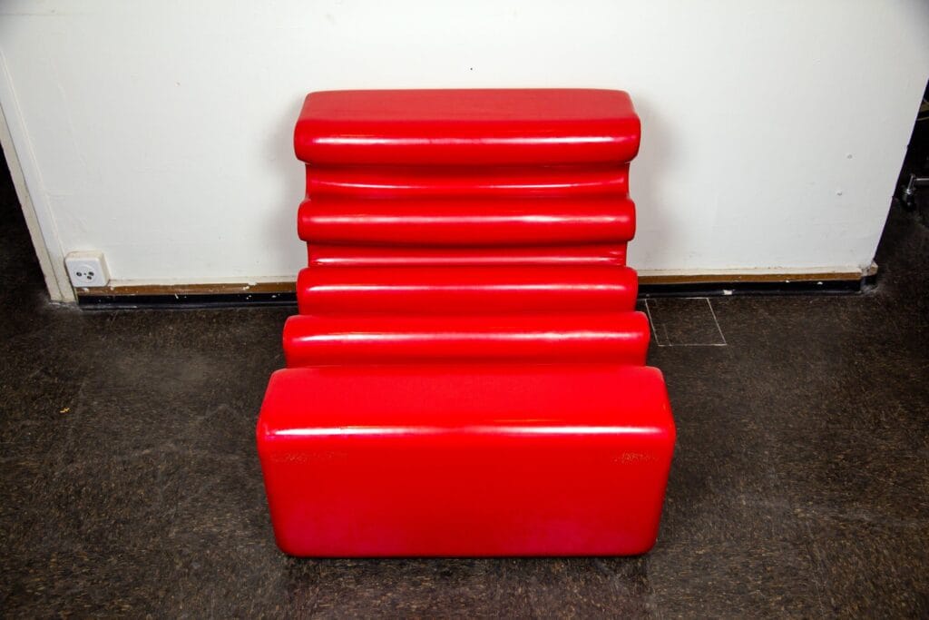 Roter Karelia Loungesessel